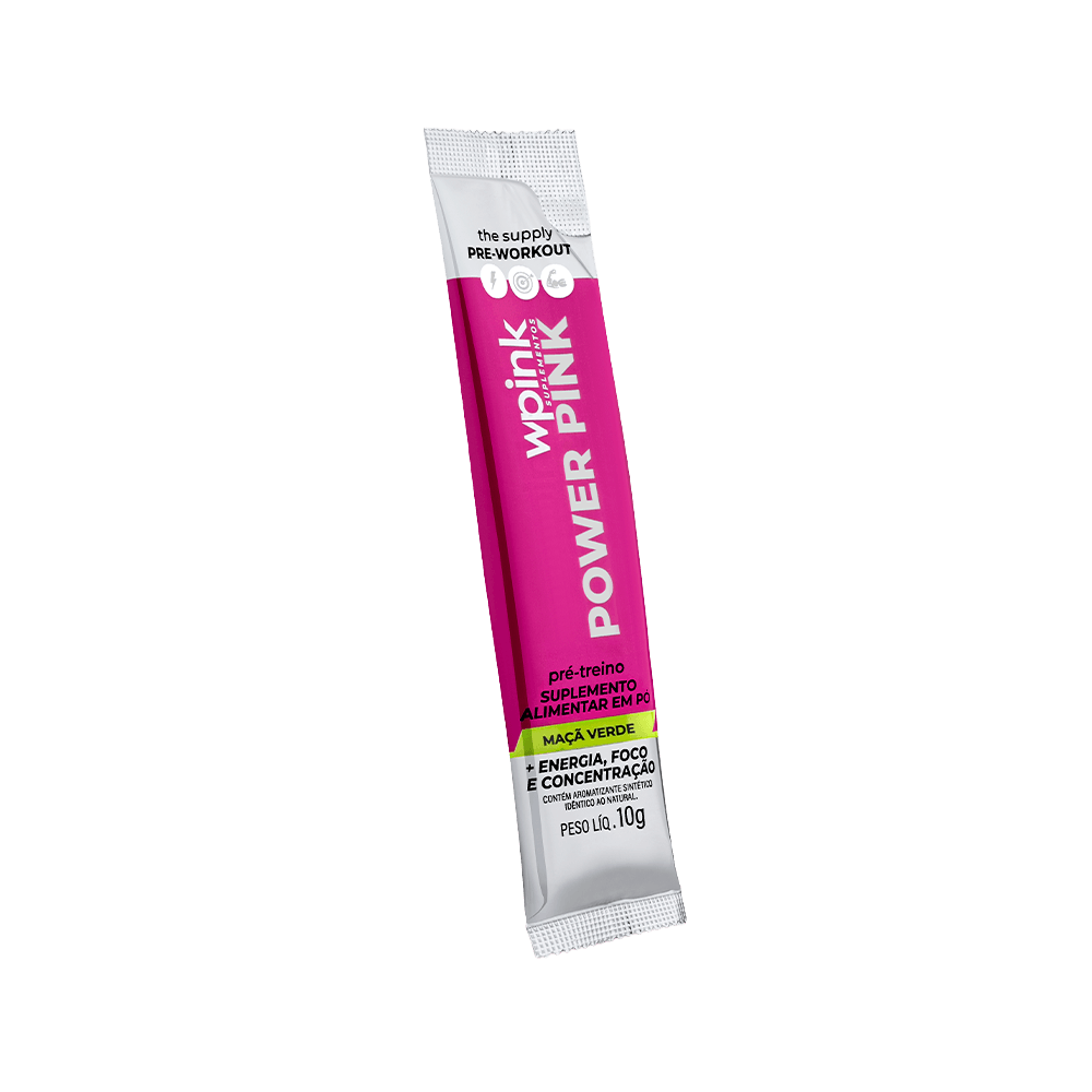 power pink de maçã verde - pré-treino - 300g - wp - foto 3